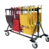Chariot porte-chaises pliantes