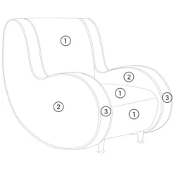 Chauffeuse Ata Baby - textile enduit