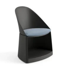 Chauffeuse Cila Go - assise textile enduit - sur roulettes