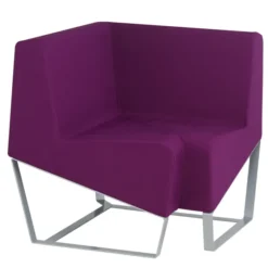 Chauffeuse d'angle Facett II - tissu
