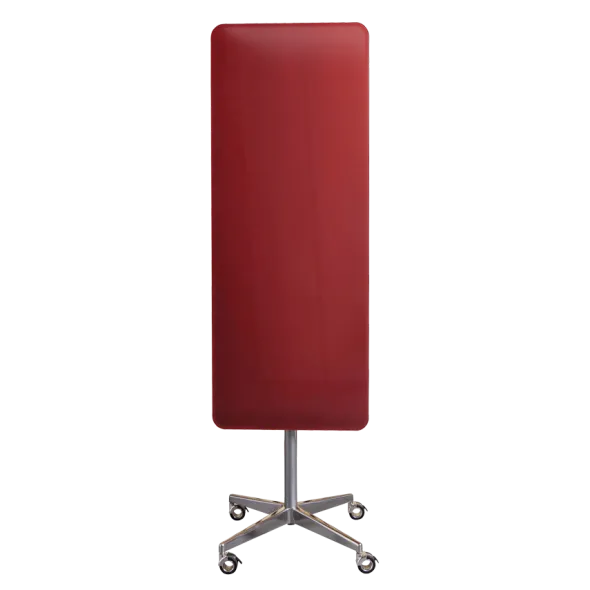 Chevalet mobile magnétique en verre trempé Salsa - 60 x 155 cm