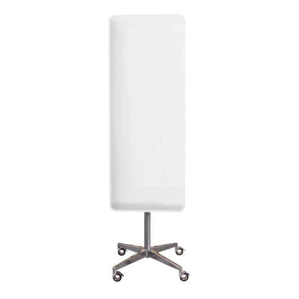 Chevalet mobile magnétique en verre trempé Salsa - 60 x 155 cm