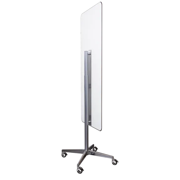 Chevalet mobile magnétique en verre trempé Salsa - 60 x 155 cm