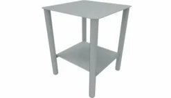 Chevet tabouret métallique - Steel - l. 35 x h. 42,8 x pr. 35 cm