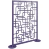 Claustra métal décor Brandt - l. 136 x h. 196 cm - structure acier thermolaqué