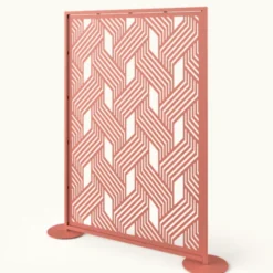 Claustra métal décor Desny - l. 136 x h. 196 cm - structure acier thermolaqué