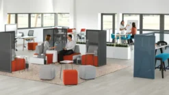 Cloison de séparation B Free - résille - l. 102,5 x p. 75 x h. 150 cm