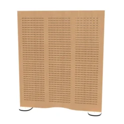 Cloison droite Acousti'call - l. 120 x h. 140 cm - avec pied - sans prestation