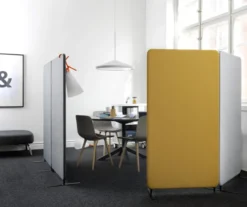 Cloison droite acoustique Abstracta - l. 100 x h. 170 cm - tissu