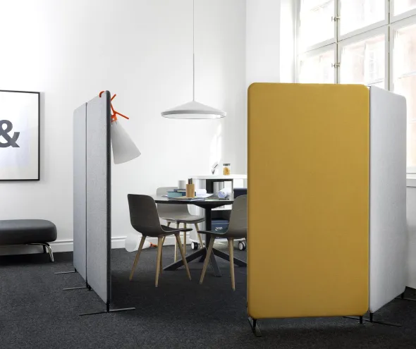 Cloison droite acoustique Abstracta - l. 100 x h. 170 cm - tissu