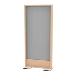 Cloison droite EPM49B - façade opaque - l. 80 x h. 180 cm - avec pied