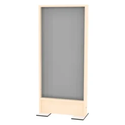Cloison droite EPM49B - façade opaque - électrifiée - l. 80 x h. 180 cm - avec pied