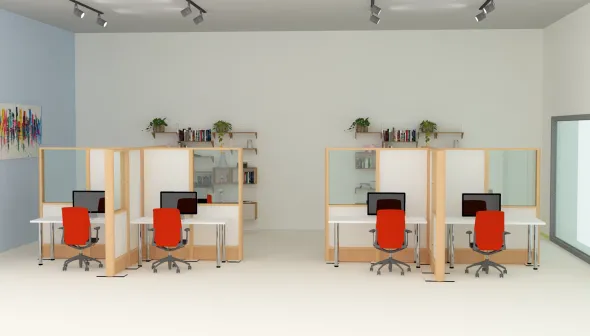 Cloison droite EPM49B - haut transparent et bas tissu - non éléctrifiée - l. 80 x h. 180 cm - avec pied