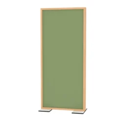 Cloison droite EPM49B - textile microperforé - l. 80 x h. 180 cm - avec pied
