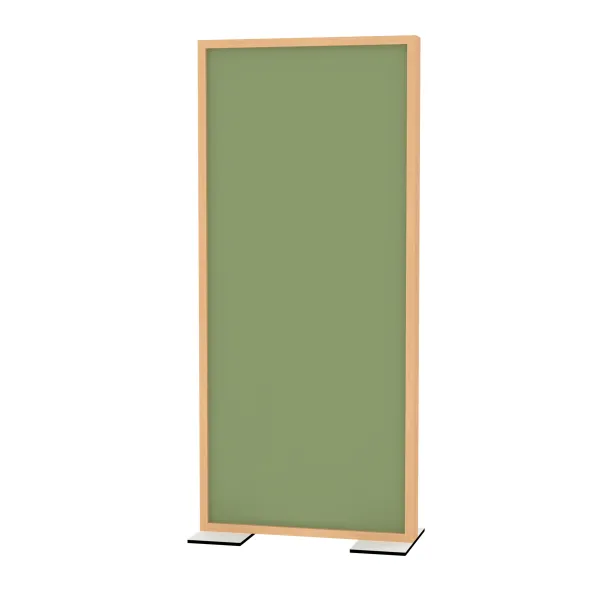 Cloison droite EPM49B - textile microperforé - l. 80 x h. 180 cm - avec pied
