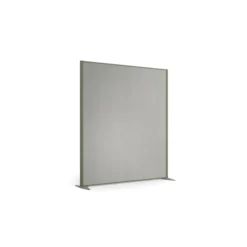 Cloison droite KP - l. 163 x h. 180 cm - mélaminé - 2 pieds stabilisateurs