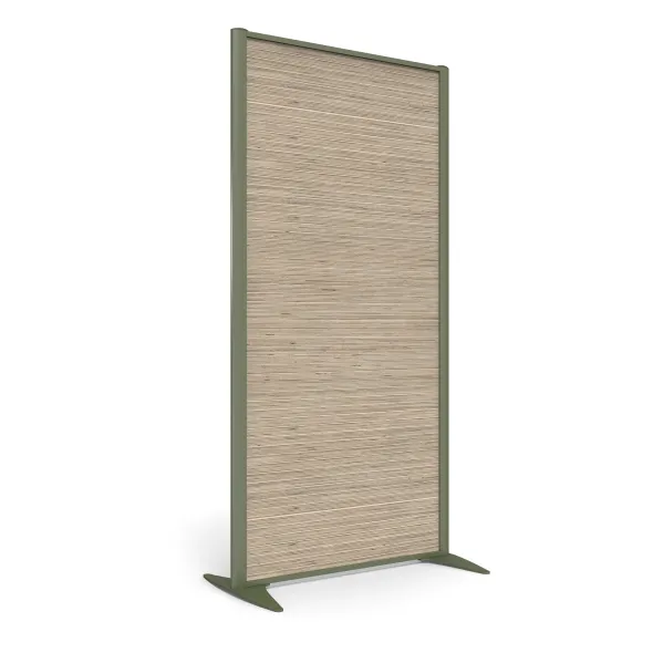 Cloison droite KP - l. 81 x h. 160 cm - mélaminé - 2 pieds stabilisateurs