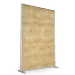 Cloison droite KP - l. 122 x h. 180 cm - mélaminé - 2 pieds stabilisateurs