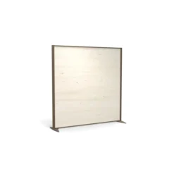 Cloison droite KP - l. 163 x h. 160 cm - mélaminé - 2 pieds stabilisateurs