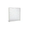 Cloison droite KP - l. 163 x h. 160 cm - polycarbonate - 2 pieds stabilisateurs