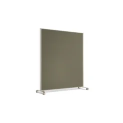 Cloison droite KP - l. 163 x h. 180 cm - tissu acoustique - 2 pieds sur roulettes
