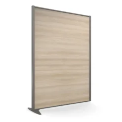 Cloison droite suivante KP - l. 122 x h. 160 cm - mélaminé - 1 pied stabilisateur