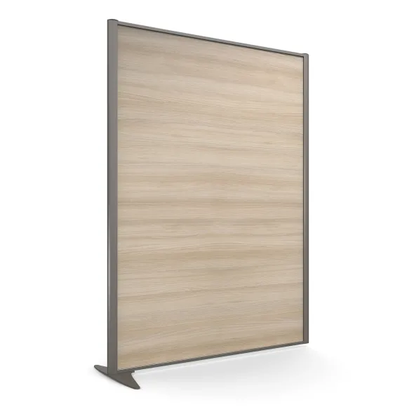 Cloison droite suivante KP - l. 122 x h. 160 cm - mélaminé - 1 pied stabilisateur