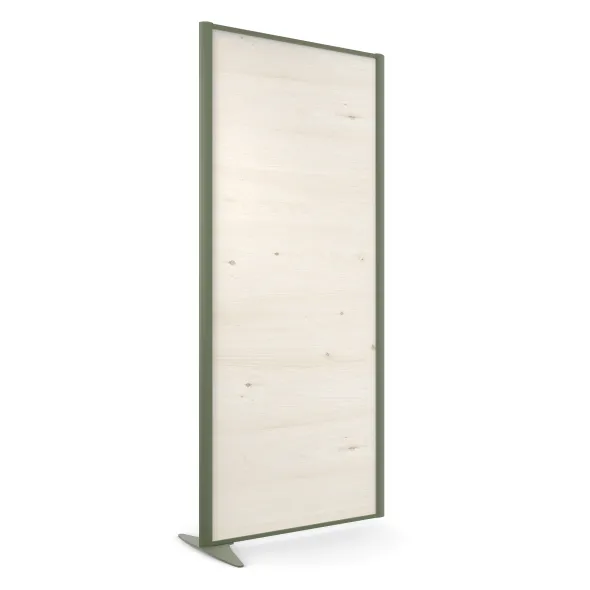 Cloison droite suivante KP - l. 81 x h. 180 cm - mélaminé - pied stabilisateur