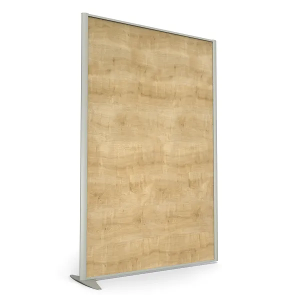Cloison droite suivante KP - l. 122 x h. 180 cm - mélaminé - 1 pied stabilisateur