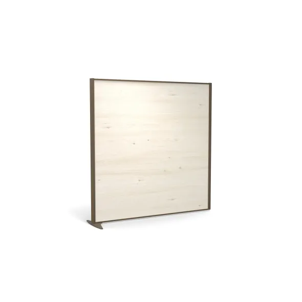 Cloison droite suivante KP - l. 163 x h. 160 cm - mélaminé - 1 pied stabilisateur