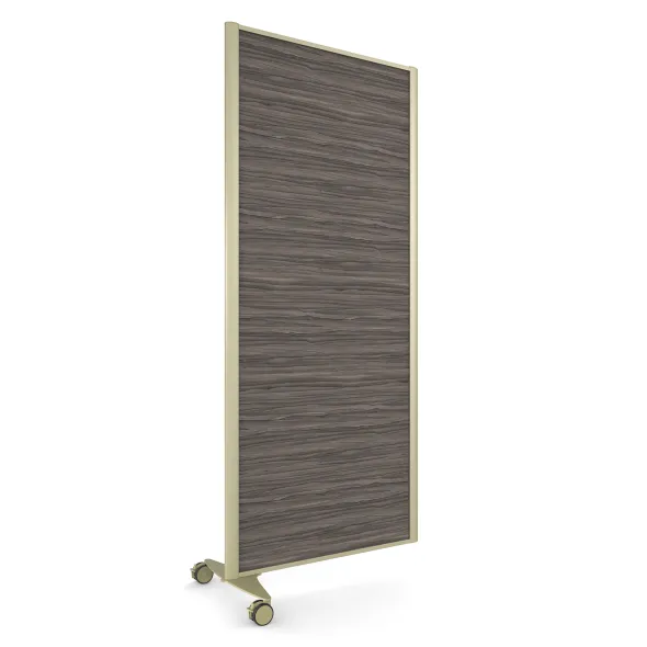Cloison droite suivante KP - l. 81 x h. 180 cm - mélaminé - pied sur roulettes