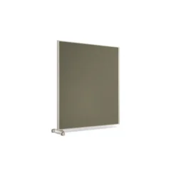 Cloison droite suivante KP - l. 163 x h. 180 cm - tissu acoustique - 1 pied sur roulettes