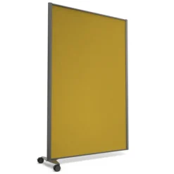 Cloison droite suivante KP - l. 122 x h. 180 cm - tissu - pied sur roulettes