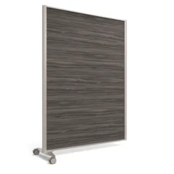 Cloison droite suivante KP - l. 122 x h. 160 cm - mélaminé - 1 pied sur roulettes