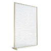 Cloison droite suivante KP - l. 122 x h. 180 cm - polycarbonate - 1 pied stabilisateur