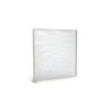 Cloison droite suivante KP - l. 163 x h. 160 cm - polycarbonate - 1 pied stabilisateur
