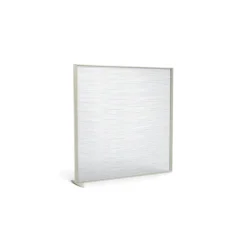 Cloison droite suivante KP - l. 163 x h. 160 cm - polycarbonate - 1 pied stabilisateur