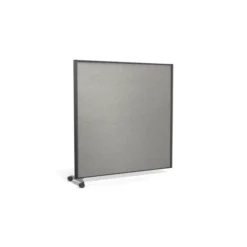 Cloison droite suivante KP - l. 163 x h. 160 cm - mélaminé - 1 pied sur roulettes