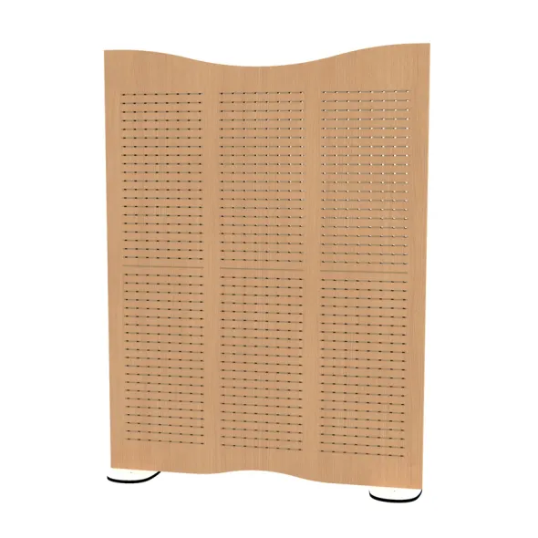 Cloison phonique droite haut courbé Acousti'call - l. 120 x h. 160 cm - avec pied - sans prestation