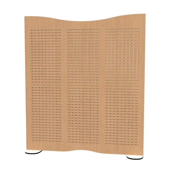 Cloison phonique droite haut courbé Acousti'call - l. 140 x h. 160 cm - avec pied - sans prestation