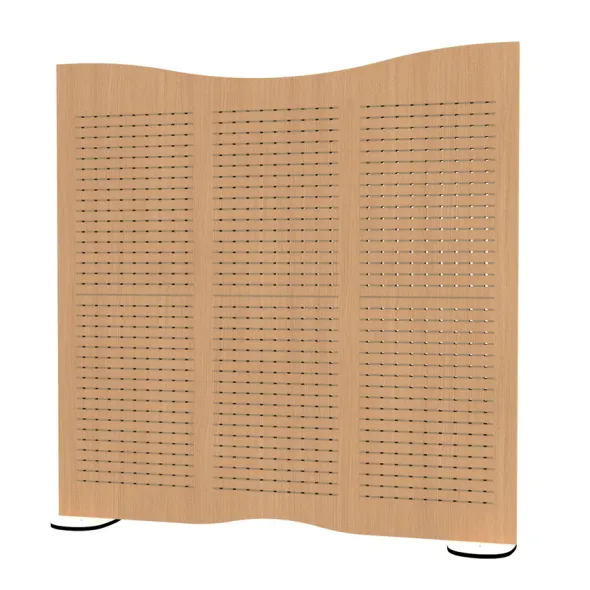 Cloison phonique droite haut courbé Acousti'call - l. 140 x h. 140 cm - avec pied - sans prestation