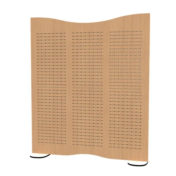 Cloison phonique droite haut courbé Acousti'call - l. 120 x h. 140 cm - avec pied - sans prestation