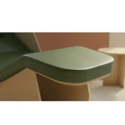 Cocon de sieste Canopé - piétement bois finition chêne miel - toile canopée beige