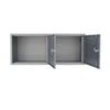 Coffret intérieur pour armoire forte - 2 portes avec 2 compartiments - 98 l - serrure à clé