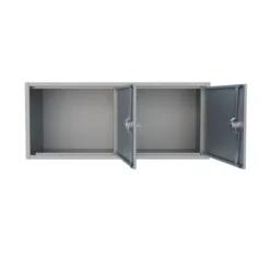 Coffret intérieur pour armoire forte - 2 portes avec 2 compartiments - 98 l - serrure à clé
