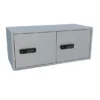 Coffret intérieur pour armoire forte - 2 portes avec 2 compartiments - 98 l - serrure à combinaison électronique