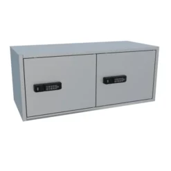 Coffret intérieur pour armoire forte - 2 portes avec 2 compartiments - 98 l - serrure à combinaison électronique
