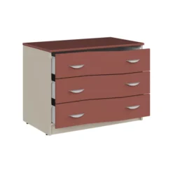 Commode 3 tiroirs - Odéos - l. 100 x h. 75 x pr. 58,5 cm -