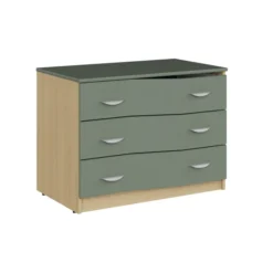 Commode 3 tiroirs - Odéos - l. 100 x h. 75 x pr. 58,5 cm -