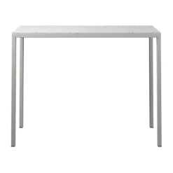Console Tetra - plateau 120x40 cm - h. 90 cm - plateau PS 100% recyclé - piétement époxy